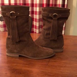 Michael Kors brown suede boots